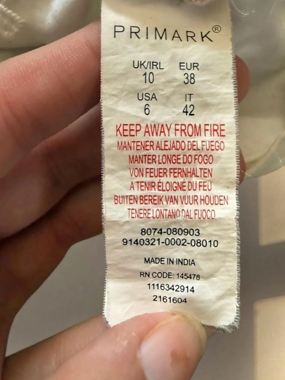 Primark white lace cami top Size 6 #lace #croptop - Picture 4 of 4